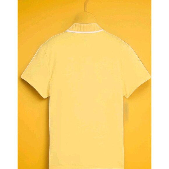 NWT Puma X Dani Dazey Women's Cloudspun Bridges Golf Polo Yellow Small CR50 - Picture 2 of 4